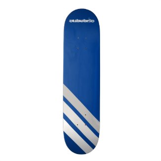 Skateboard Lines Blue Cubebric