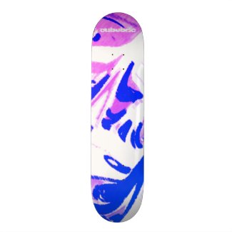 Skateboard Liquid Blue Miami Cubebric