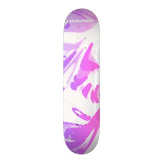 Skateboard Liquid Pink Cubebric