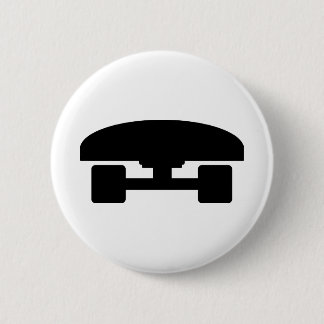 Skateboard logo icon button
