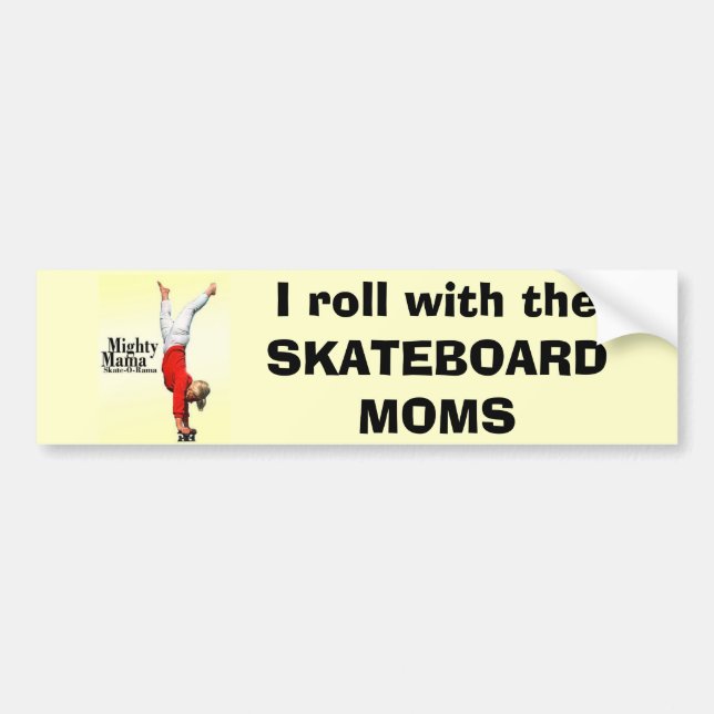 Skateboard Moms Bumper Sticker (Front)
