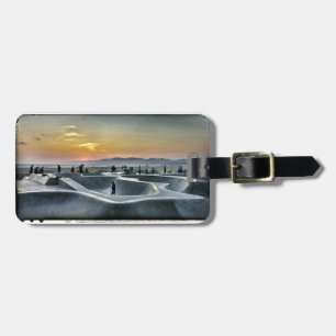 Skateboard Park Sunset Luggage Tag