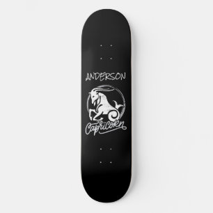 skateboard Personalized Capricorn Zodiac