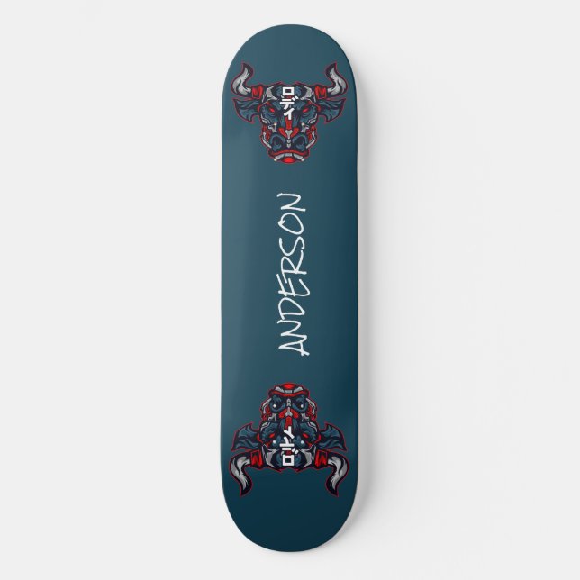 skateboard Personalized  Red Bull Mecha (Front)