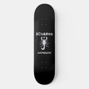 skateboard Personalized Scorpio Zodiac Sign
