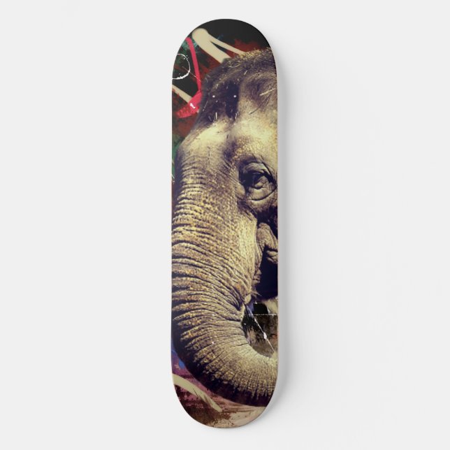 Skateboard Personalized URBAN Elephant (Front)