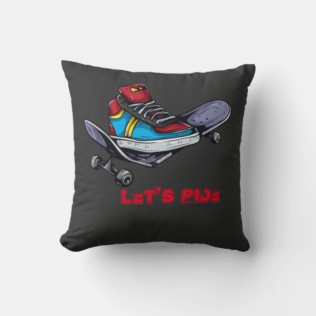 skateboard pillow (Front)