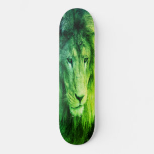Skateboard powerfully GREEN LION
