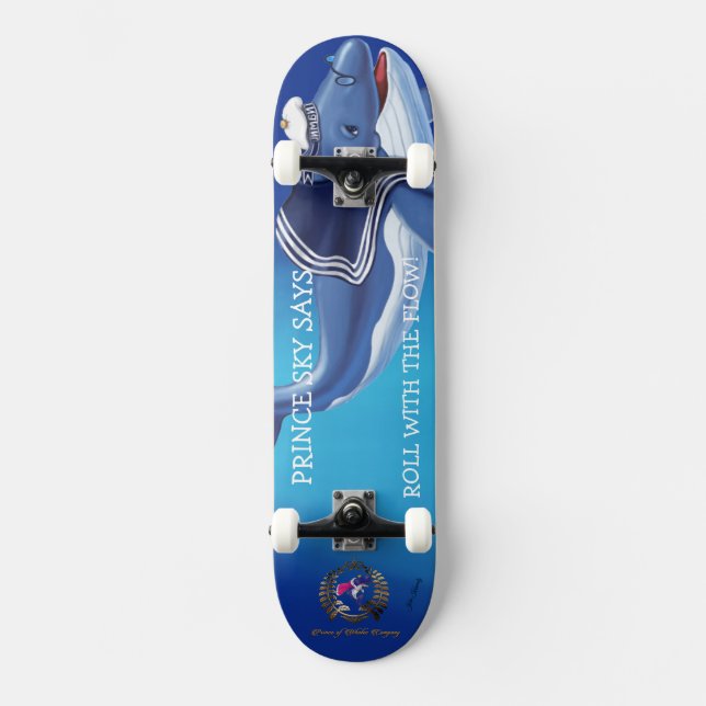 Skateboard Prince Sky Custom Skateboard (Front)