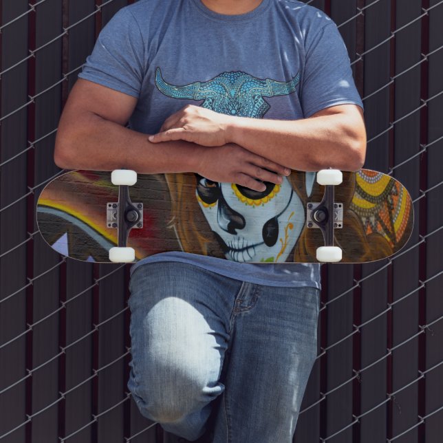 Skateboard - Psychedelic Street Art (Outdoor 3)