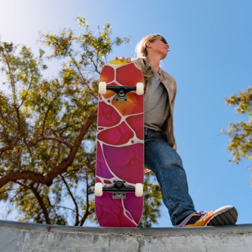 Skateboard Rocking the Pink