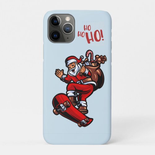 Skateboard Santa iPhone Case