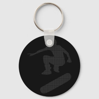 skateboard silhouette keychain