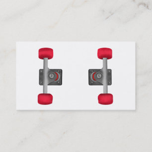 SkateBoard Skate Shop Trucks and Wheels Business Card