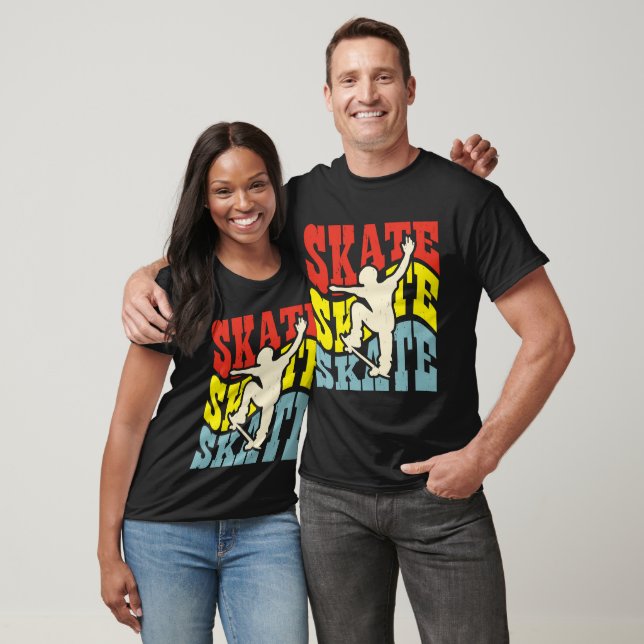 Skateboard Skateboarding Retro Gift for Skateboard T-Shirt (Unisex)