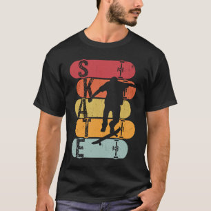 Skateboard Skateboarding Skater Vintage Retro Boar T-Shirt