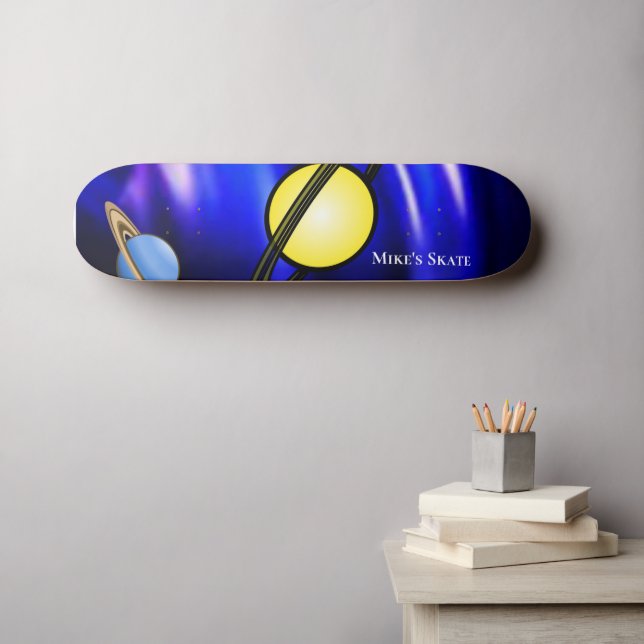 Skateboard Solor System  (Wall Art (Horz))