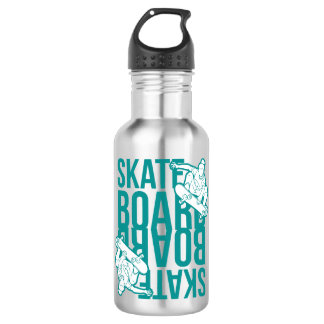 skateboard stainless steel water bottle
