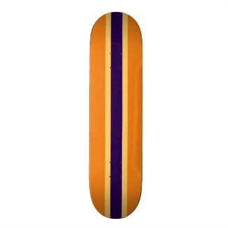 Skateboard Striped Orange Vintage