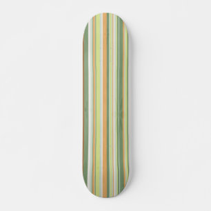 Skateboard striped surfboard style customizeable deck