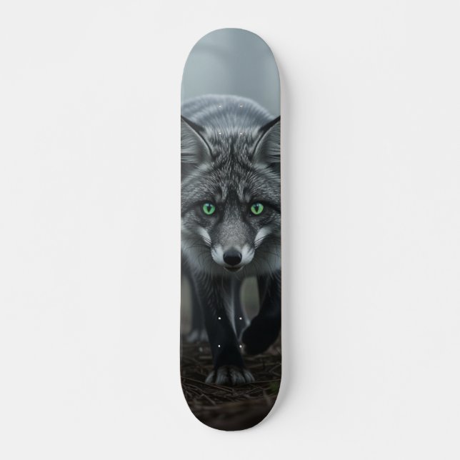 Skateboard Table Wild Fox in the Fog (Front)