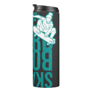 skateboard thermal tumbler