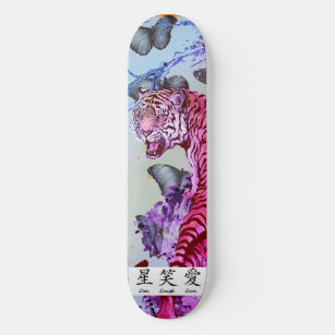 Skateboard TIGER WITH BUTTERFLY
