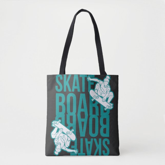 skateboard tote bag (Front)