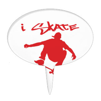 Skateboard Trick Cake Topper