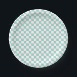 Skateboard two rad 2nd Birthday Paper Plates<br><div class="desc">Skateboard Two Rad 2nd Birthday party plates with blue check.</div>