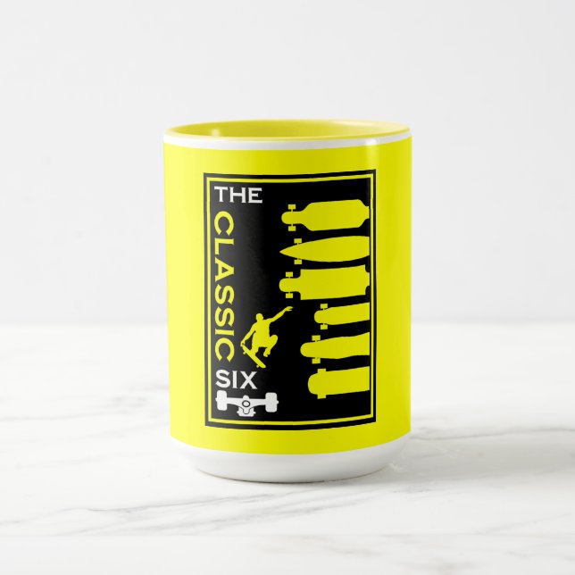 Skateboard Types Mug (Center)