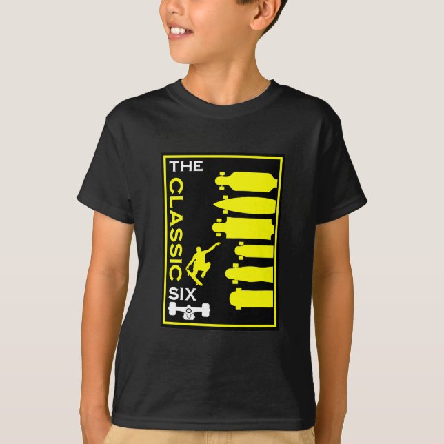 Skateboard Types T-Shirt (Front)