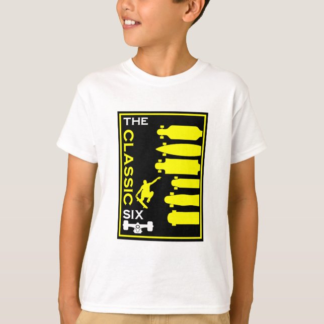 Skateboard Types T-Shirt (Front)