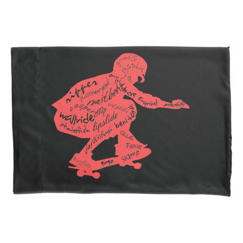 Skateboard Typography _ Pillow Case