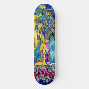 skateboard Vintage Water Aquarius astrology