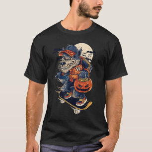 Skateboard Werewolf T-Shirt