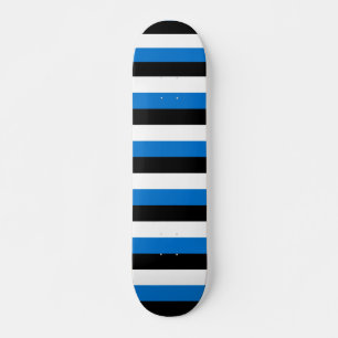 Skateboard with flag of Estonia