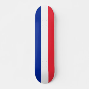 Skateboard with flag of France Deck