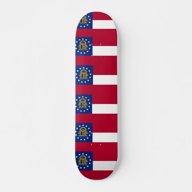 Skateboard with flag of Georgia (Front)