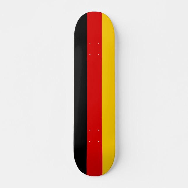 Skateboard with flag of Germany Deck (Front)
