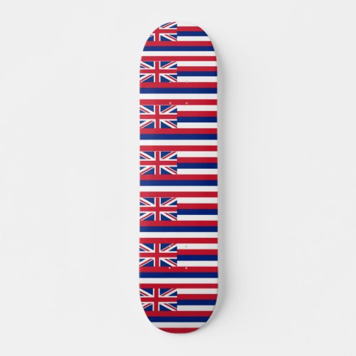 Skateboard with flag of Hawaii