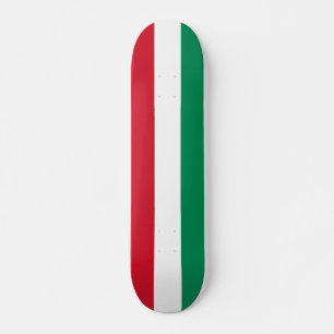 Skateboard with flag of Hungary Deck