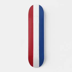 Skateboard with flag of Netherlands Deck
