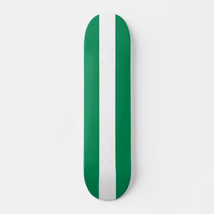 Skateboard with flag of Nigeria