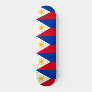 Skateboard with flag of Philippines