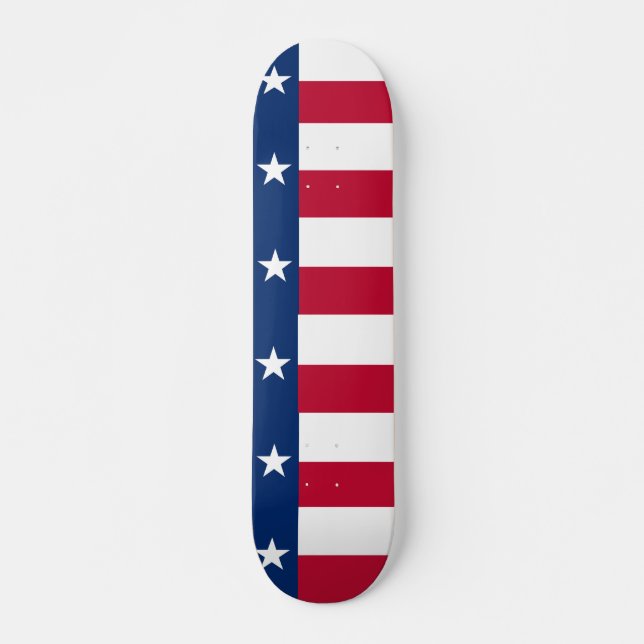 Skateboard with flag of Texas (Front)
