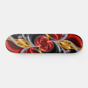 Skateboard with German Colors Design