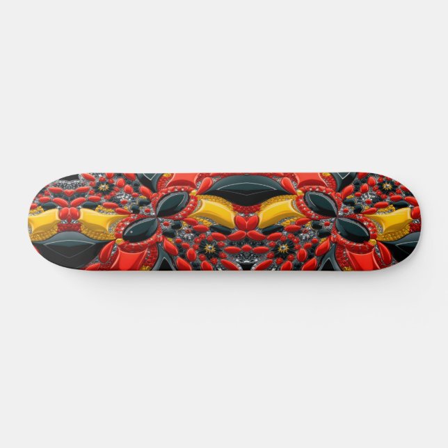 Skateboard with Germany Colors Design (Horz)