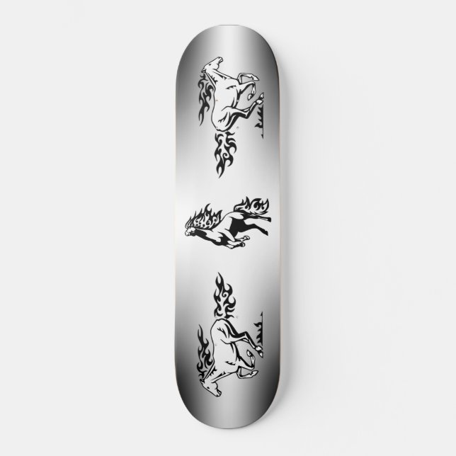 Skateboard with Horses Deck (Front)