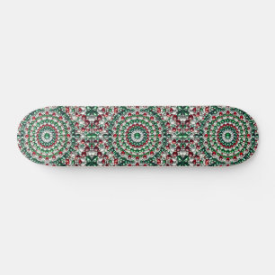 Skateboard with Italian Colors Design